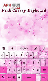 pink cherry go keyboard theme