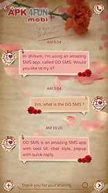 go sms pro i love mom theme