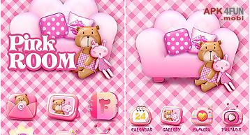 Pink room go launcher theme