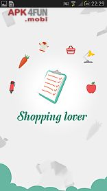 shopping lover - shopping list