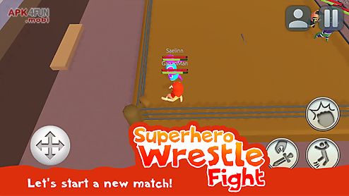 superhero wrestle fight