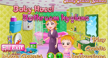 Baby hazel bathroom hygiene