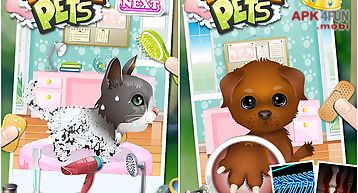 Wash pets - kids games