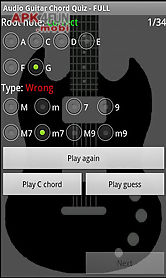 audio guitar chord quiz - free