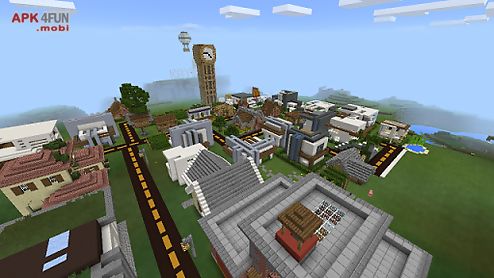 modern city map for minecraft