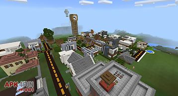 Modern city map for minecraft