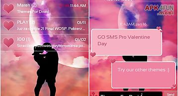 Valentine day theme for go sms