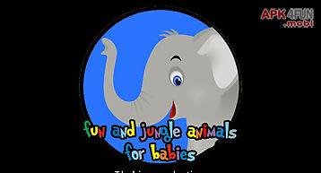 Fun jungle animals for babies