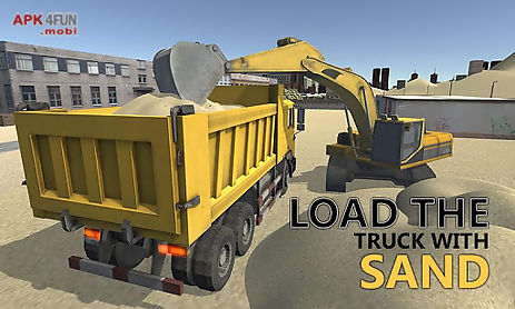 sand excavator truck sim 3d