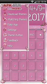 scalc pink roses theme