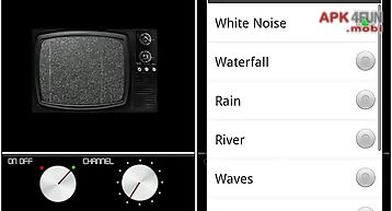 Television white noise free