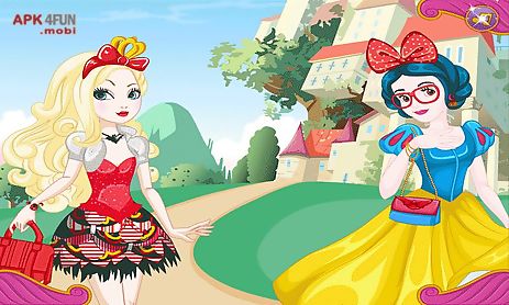dress up apple and snow white