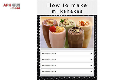 how to make milkshakes