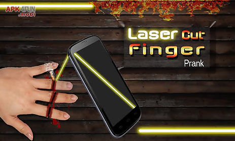 laser cut finger prank