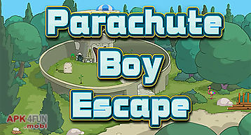 Parachute boy escape