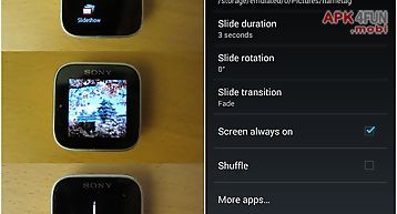 Slideshow for smartwatch
