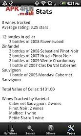wine - list, ratings & cellar