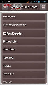 teenager font style