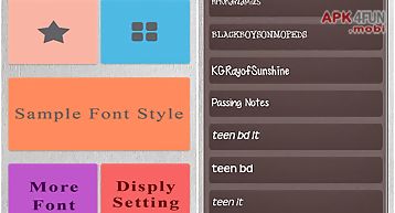 Teenager font style