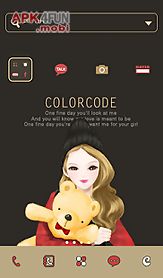 color code trendy girl dodol