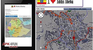 Addis ababa map