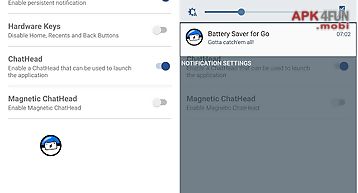 Battery saver for go free