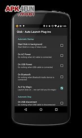 glob - auto launch plugin