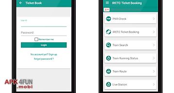 Irctc rail tickets booking