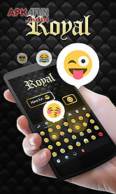 royal go keyboard theme emoji