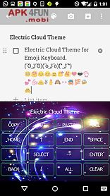 electric cloud emoji keyboard
