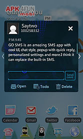 go sms pro icecream theme
