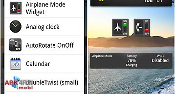 Airplane mode widget
