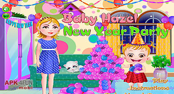 Baby hazel new year party
