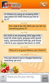 go sms pro new year - orange