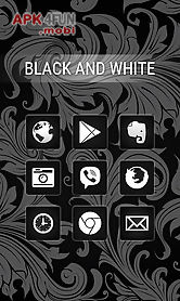 black and white - solo theme