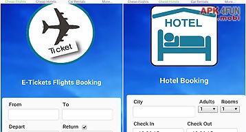 Easy hotels and flights booking