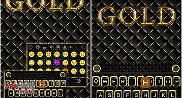 Gold theme for kika keyboard