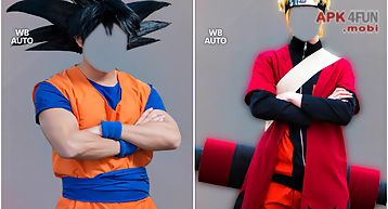 Cosplay suit photo montage