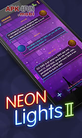 go sms neonlights ii theme