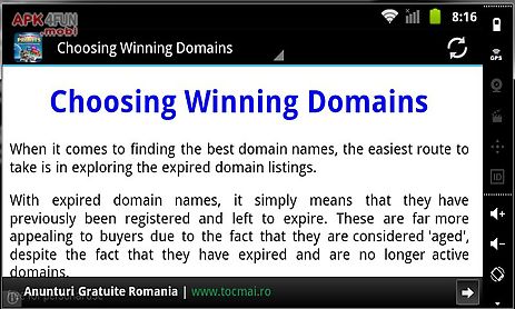 domain name profits