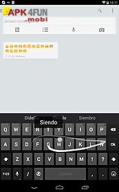emoji keyboard - spanish dict