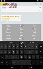 emoji keyboard - spanish dict