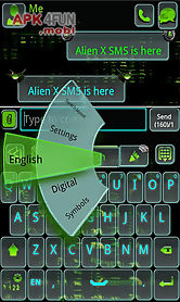 go keyboard alien x