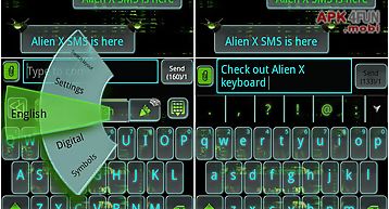 Go keyboard alien x