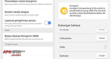 Go sms pro indonesia language