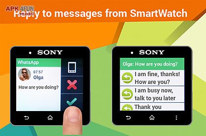 notifications sony smartwatch