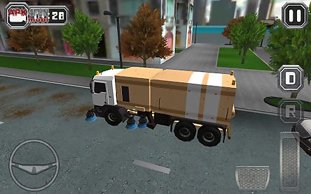 road sweeper city driver 2015