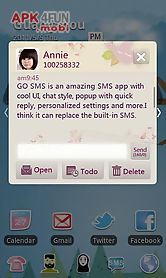 go sms pro love letter theme