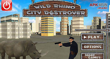 Wild rhino city destroyer