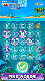 bubble words - letter splash